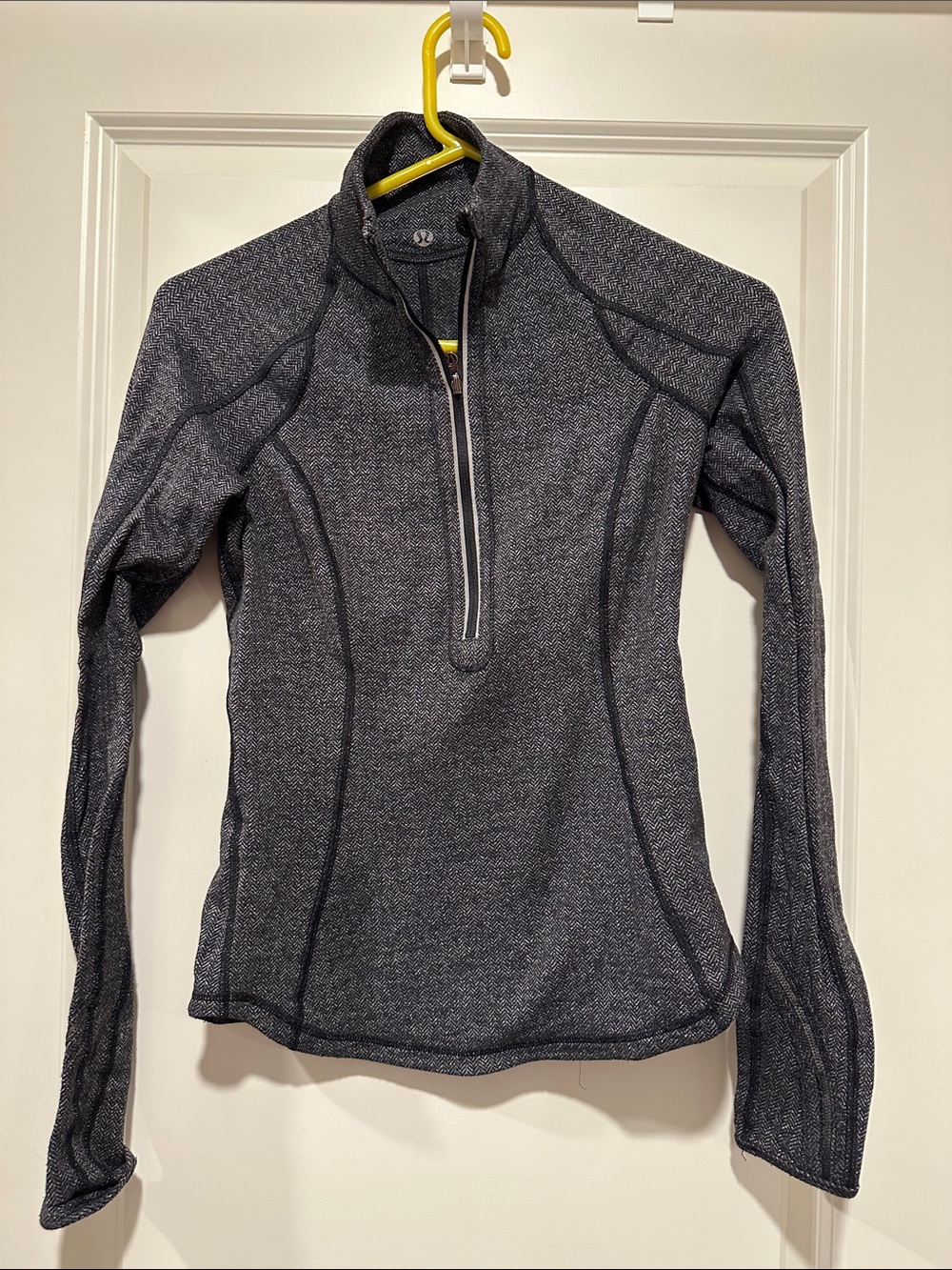 lululemon athletica Women's Charcoal Heather Quarter-Zip Pullover